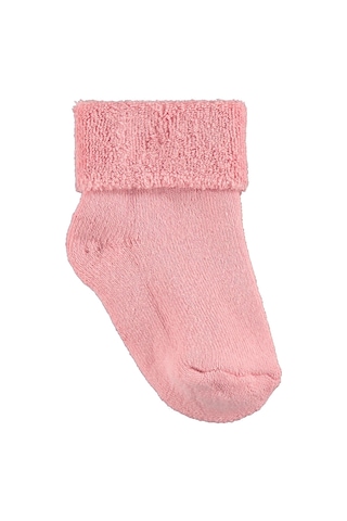 Civil Baby Basic Kıvrık Havlu 6- 3'lü Bebek Kız Çorap Set Standart