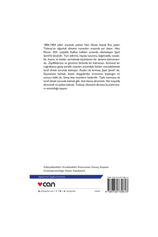 Hacı Murat - Lev Nikolayeviç Tolstoy - Can Yayınları