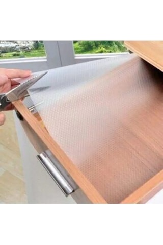 Sermat Sılver Eva Shelf Liner Şeffaf Kaydırmaz Raf Dolap Ve Çekmece Örtüsü 45 Cm X 10 Metre Royaleks-rf50 Diğer