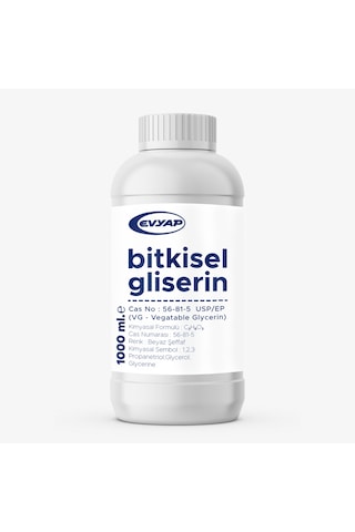 Evyap Bitkisel Gliserin VG 1 L Evyap Bitkisel Gliserin VG 1 L