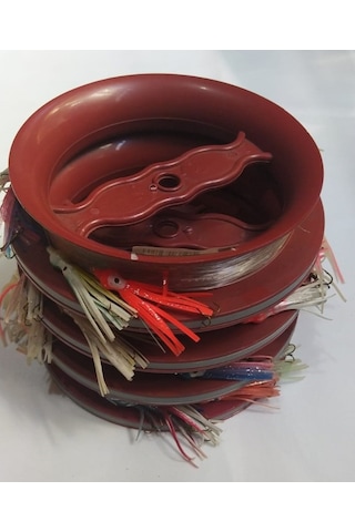 Sırtı Takımı-10 Lu Küçükboy-Ahtopot-60Mm-Misine 100Mt-Kol-70Cm