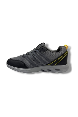 Luttoon 4138-26 Anorak Fashıon Erkek Sneaker Füme Siyah Sarı Füme