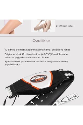 Vibro Shape Masaj Cihazı Çift Motorlu Isıtmalı Isıtmalı Titreşimli Kemeri Diğer