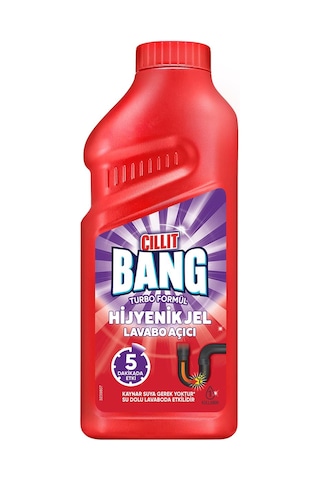 Cillit Bang Turbo Hijyenik Gider Lavabo Açıcı Jel 500 ML