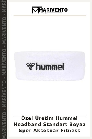 Özel Üretim Hummel Headband Standart Beyaz Spor Aksesuar Fitness