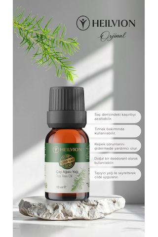 Çay Ağacı Yağı %100 Saf Ve Doğal 10ml , Antiseptik Ve Temizleyici Özellikli Uçucu Yağ 10 ML