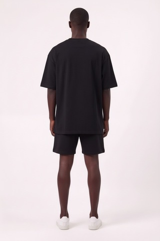 Usa Bulls 23 Siyah Oversize Erkek T-shirt 11083