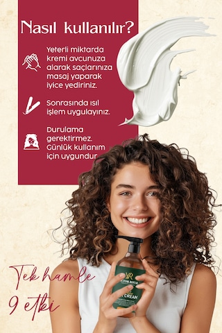 Victor Royal Bukle Belirginleştirici Kıvırcık Ve Dalgalı Saçlar Için Durulanmayan Saç Kremi 500 Ml