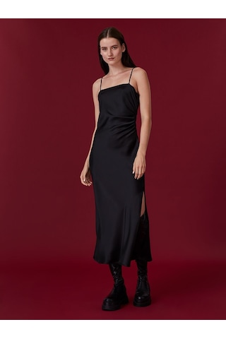 LOFT Slim Fit Kadın Elbise Lf2031687 Q1.v1 Siyah