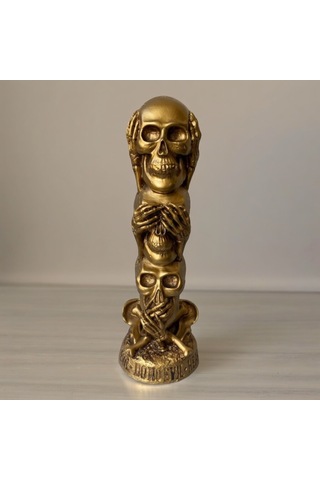 Gold Renkli Kuru Kafa Biblo