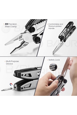 B/bury Çok Amaçlı Titanyum Pense - Dağcılık, Kamp, Avcılık,balıkç