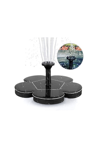 Cbtx Güneş Enerjisi Minyatür Çeşmesi Açık Püskürtme Fırçasız Su Pompası Dprinkler Siyah