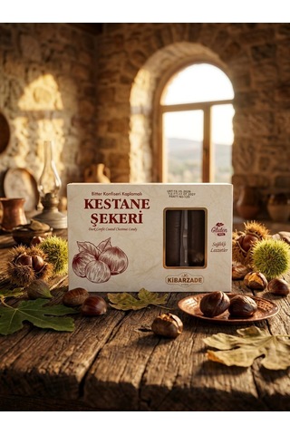 Çikolata Kaplamalı Kestane Şekeri - Nostalji Serisi - 125 Gr