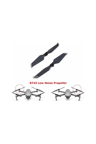 Djı Mavic 2 Pro İçin 8743 Düşük-gürültü Pervane 1 Cw 1 Ccw