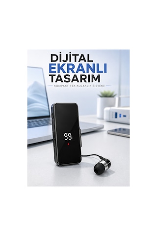 Tek Kulaklıklı Bluetooth Kulaklık Klipsli Mini Taşınabilir Müzik Ve Görüşme Cihazı Diğer
