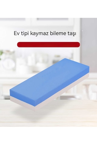 Jzcat Çift Taraflı Beyaz Korindon Bileme Taşı Ev Profesyonel Yağ Taşı Bileme Taşı Kalemtıraş-400/1000