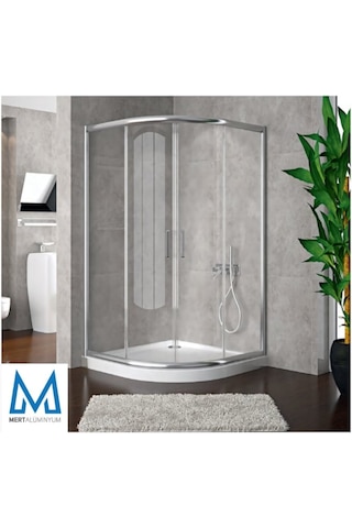 Blackline 5 Mm Oval Temperli Cam Duşakabin H:190 Şeffaf