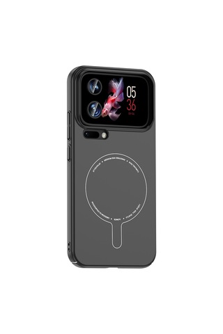 Xiaomi 17 Pro Kılıf Mat Görünümlü Soft Pürüzsüz Yüzey M-safe Şarj Özellikli Kamera Korumalı Sert Kapak Siyah