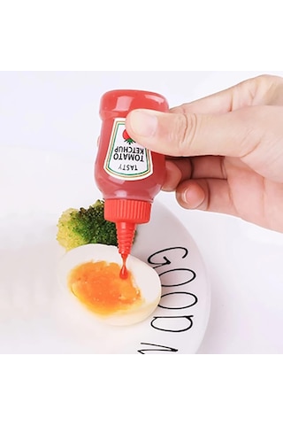 Qingmipy 4'lü Çocuk Lunch Sosu Dağıtıcı, Pe+pp Materyal, Sıkma Kapaklı, Leakproof, Transparan, Yemek Kutusu Aksesuarı, 25 Ml Diğer