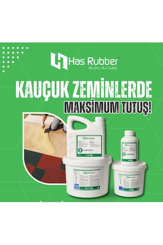 Kauçuk Zemin Yapıştırıcısı - Çift Komponenetli 24+1 Kg