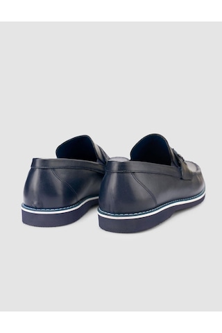 Cabani Miramar %100 Hakiki Deri Lacivert Erkek Loafer