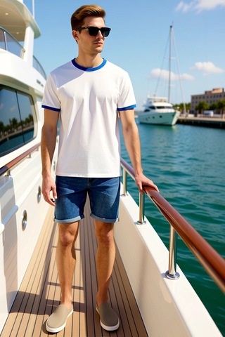 Benerly Erkek Şort Slim Fit Kot Normal Bel Destroylu Yıpratmalı Dar Paça Indigo