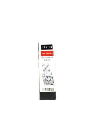 Lüx 3in1 Çelik Rende 260gr 5332 Açık Gri
