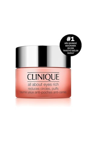 Clinique All About Eyes Rich Yoğun Nemlendirici Göz Kremi 15 ML