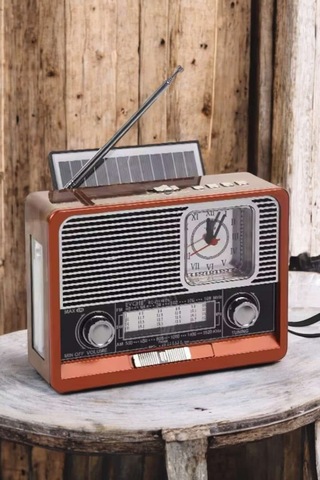 Tek Nostaljik Radyo Usb,aux Ve Sd Kart Girişli Bluetooth Bağlantılı Najmaddin