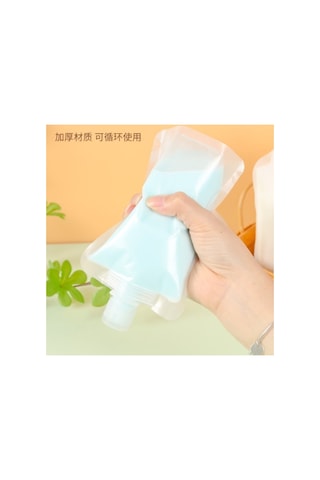 3 Adet 100ml Krem Şampuan Kabı Tekrar Kullanılabilir Set beyaz