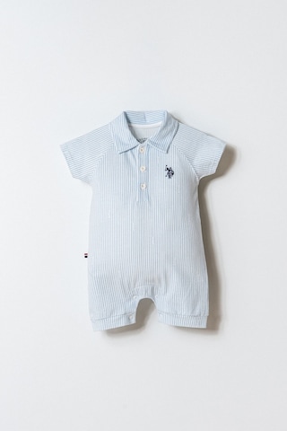 U.s. Polo Assn. Erkek Bebek Mavi Tulum Mavi