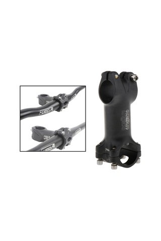 Suntek 31.8mm Bisiklet Gövdesi Katı Gidon Kısa Sapları Bmx 80mm Siyah