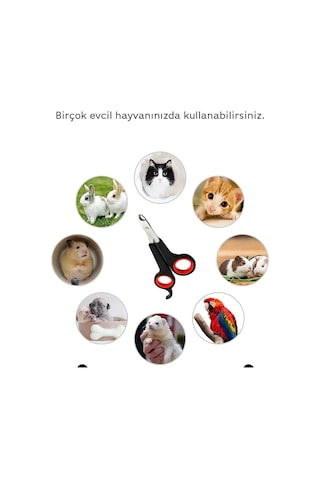 Mucit Home Evcil Hayvanlar İçin Tırnak Makası/ Kedi Köpek Pet Tırnak Makası