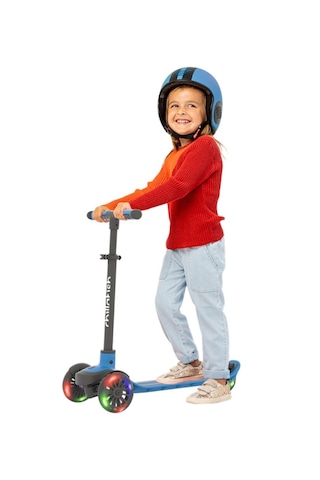 Chillafish Scotti Glow 3 Tekerlekli Işıklı Scooter - Navy Açık Mavi