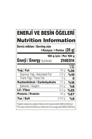Yayla Notto Fıstık Ezmeli Ve Ballı Protein Cipsi 50 G X4