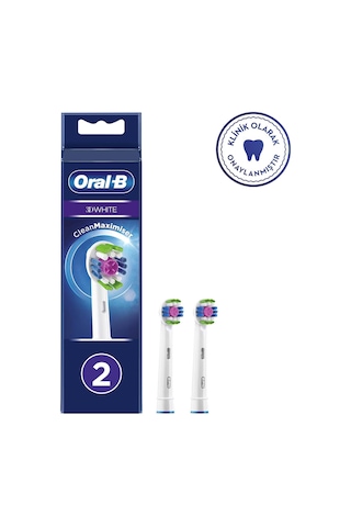 Oral-B 3D White 2'li Diş Fırçası Yedek Başlığı EB18