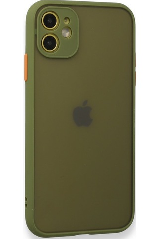 FitCase Apple Uyumlu iPhone 11 Kılıf Montrea Silikon Arka Kapak