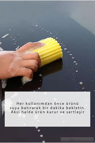 1 Adet Çok Amaçlı Nemli Sünger, Pva Temizlik Süngeri, Toz Alma Süngeri, Silgi Sünger