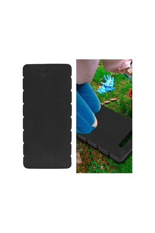 Xiyyadms Eva Materyalli Sırtlı Bahçe Diz Koruyucu - Su Geçirmez, Temizlenmesi Kolay, Çok Amaçlı 45x21x2 Cm, Siyah