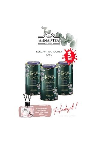 100 G 3 Kutu Kew Garden Elegant Earl Grey Ve Oda Kokusu Diğer
