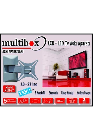 Multibox 10" - 27" Hareketli Lcd Askı Aparatı