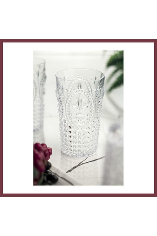 Storeşahin Akrilik Şeffaf Tekli Uzun Bardak & Su Meşrubat Bardağı 750 Ml Büyük Boy & Cam Değildir Shn0720