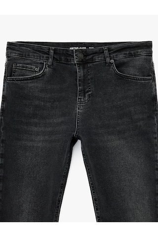 Koton Normal Bel Pamuklu Super Skinny Fit Jean Pantolon - Justin Jean Siyah 6sam40031nd Siyah