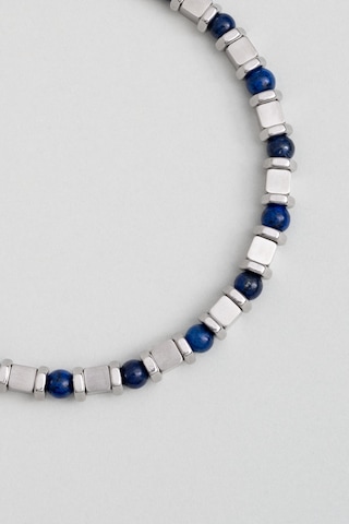 Lapis Taşlı 21 Cm Çelik Erkek Bileklik