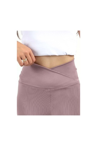 Erdem Kıds Kız Çocuk Yüksek Bel Kruvaze Kemer, Koşu, Yürüyüş, Casual, Spor, Atletik, Egzersiz, Fittness Tayt Lila Lila