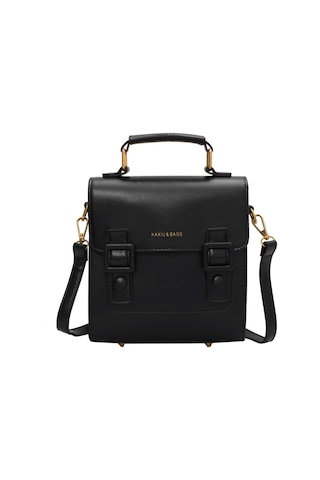 Moveevo Siyah Pu Kumaş Fransız Stili Çapraz Çanta, Çift Omuzlu/torba, Modern Ve Klasik Desen, Geniş İç Mekan, Dayanıklı Malzeme Siyah