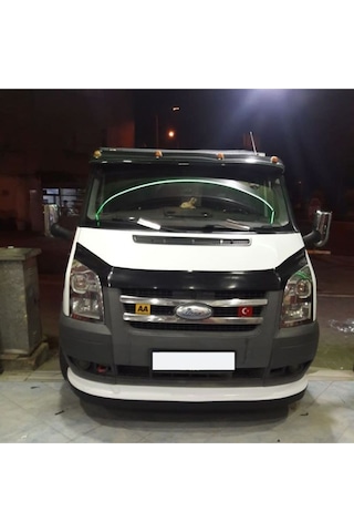 Ford Transit 2007 2014 Beyaz Ön Tampon Lip Abs Geniş 2 Parça Garage453