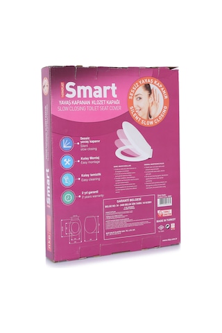 Smart Oval Yavaş Kapanan Klozet Kapağı