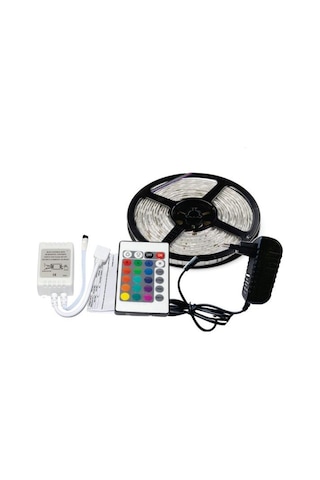 Şerit Led Rgb Kumandalı İç Dış Mekan Tak Çalıştır 5 M