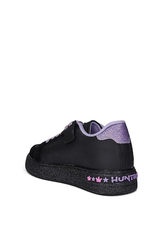 Zacoz Pop Star Kız Çocuk Aksesuarlı Günlük Sneaker Ayakkabı Siyah - Mor